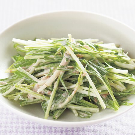 水菜の梅マヨあえ By外処佳絵さんの料理レシピ プロのレシピならレタスクラブ