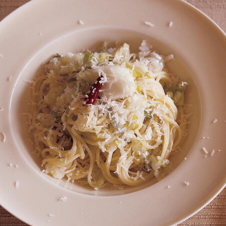 長ねぎのペペロンチーノ Byワタナベマキさんの料理レシピ プロのレシピならレタスクラブ
