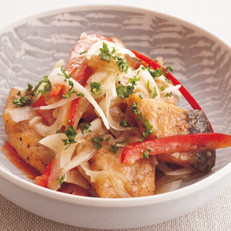 鮭のエスカベッシュ By井澤由美子さんの料理レシピ プロのレシピならレタスクラブ