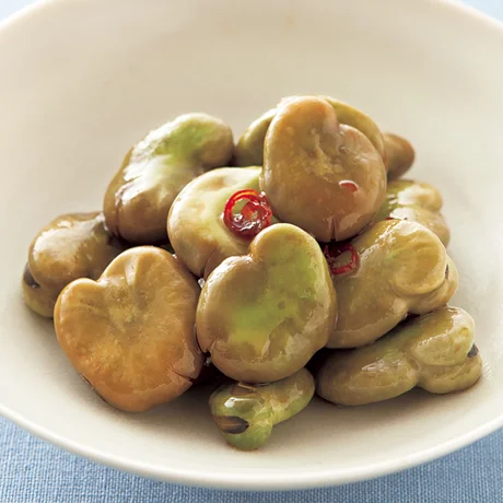 そら豆のピリ辛煮