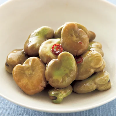 そら豆のピリ辛煮