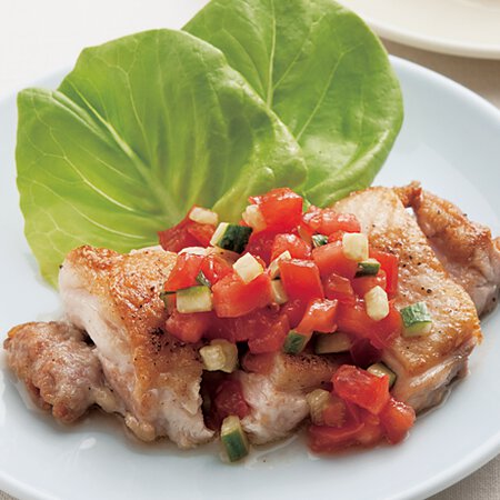 チキンソテーさっぱり野菜ソース By藤野嘉子さんの料理レシピ プロのレシピならレタスクラブ