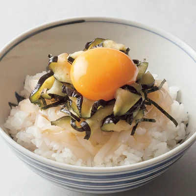 「塩もみなすといかののっけご飯」の太らない献立