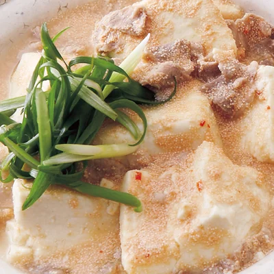 明太あんかけ豆腐