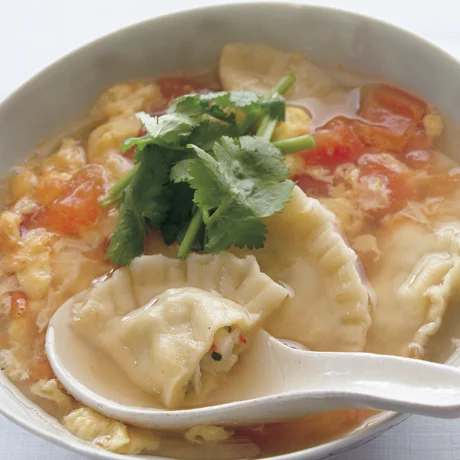 中華風スープ餃子
