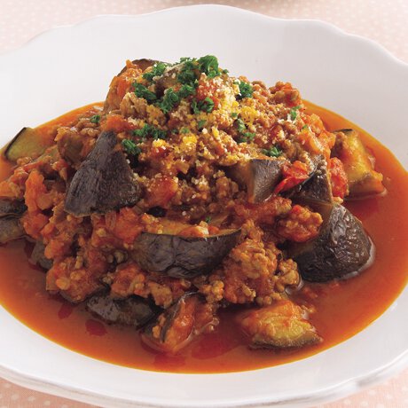 ひき肉とごろごろなすのトマト煮 By柳原るりさんの料理レシピ プロのレシピならレタスクラブ