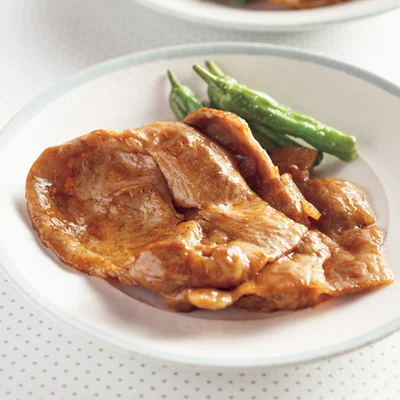 豚肉のソース照り焼き