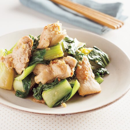 とりとチンゲン菜のねぎ塩炒め By伊藤朗子さんの料理レシピ プロのレシピならレタスクラブ