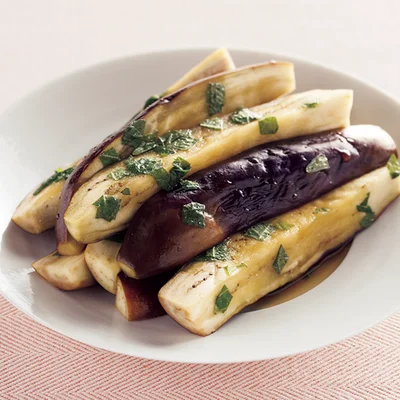 レンジ蒸しなす