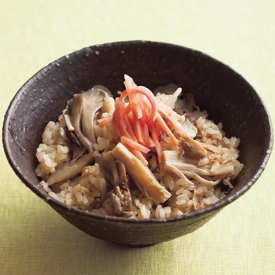 ツナときのこの炊き込みご飯