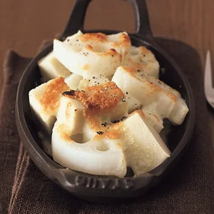 高野豆腐とれんこんのチーズ焼き