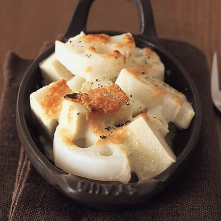高野豆腐とれんこんのチーズ焼き By植松良枝さんの料理レシピ プロのレシピならレタスクラブ