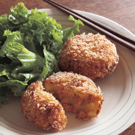 鮭コロッケ Byワタナベマキさんの料理レシピ プロのレシピならレタスクラブ