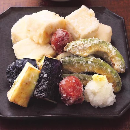 豆腐と野菜の天ぷら