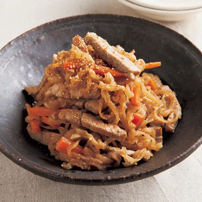 豚と切り干し大根の煮もの