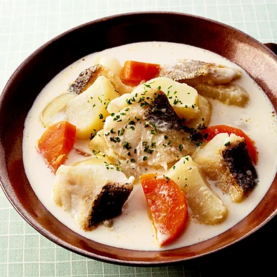 たらとじゃがいものミルク煮