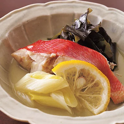 金目鯛の酒塩煮