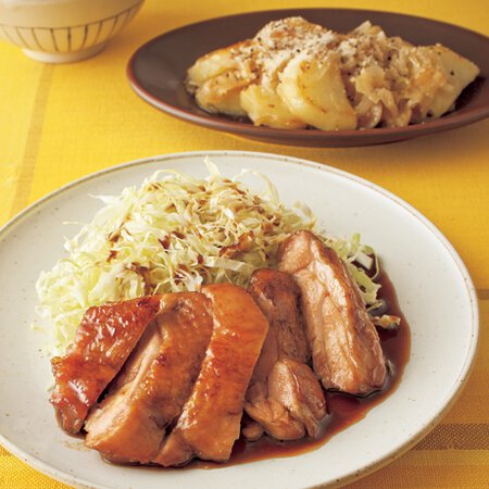 照り焼きチキン ジャーマンポテト定食 By村田裕子さんの料理レシピ プロのレシピならレタスクラブ