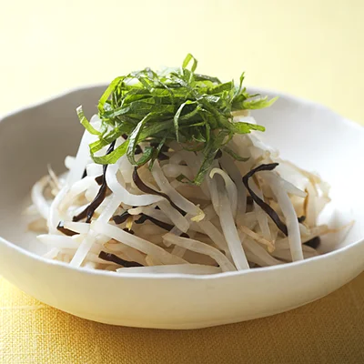 もやし塩昆布