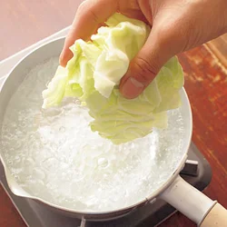 さっとゆでることで甘みがアップ！　食感を残すために、ゆで過ぎには気をつけて。
