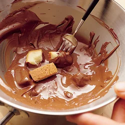 チョコレートをつける