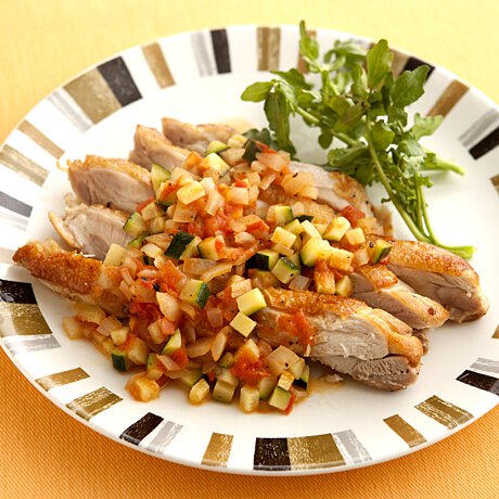 グリルチキンの野菜ソース By牛尾理恵さんの料理レシピ プロのレシピならレタスクラブ