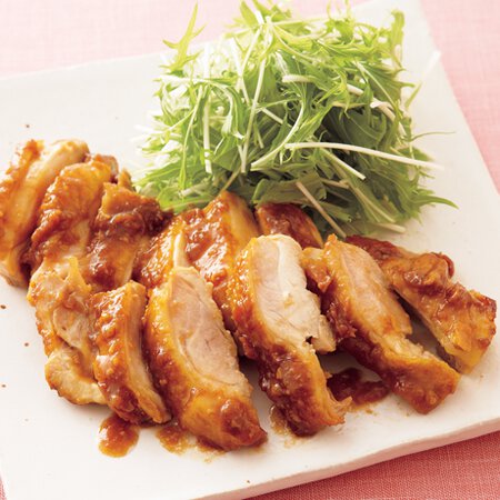 とりの梅みそ照り焼き By重信初江さんの料理レシピ プロのレシピならレタスクラブ
