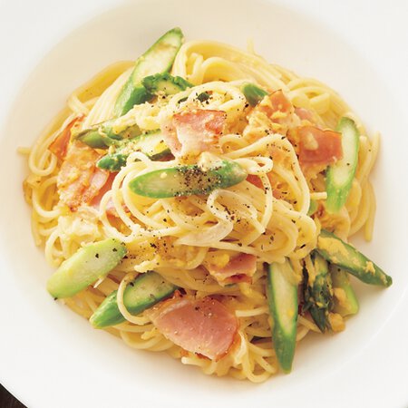 アスパラカルボナーラ By重信初江さんの料理レシピ プロのレシピならレタスクラブ