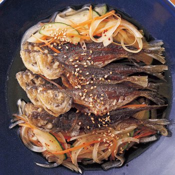 豆あじの和風マリネ By飛田和緒さんの料理レシピ プロのレシピならレタスクラブ