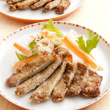 カレー風味の豚から揚げ By藤野嘉子さんの料理レシピ プロのレシピならレタスクラブ