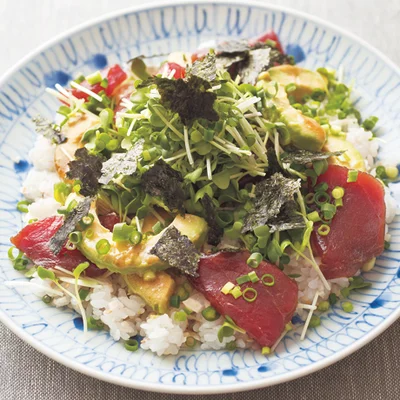 まぐろの香味手こねずし