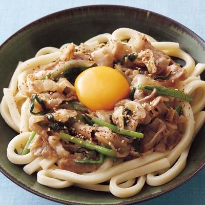 豚にらのっけうどん