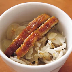 2度目は、そばとねぎを混ぜて、あえ麺にして