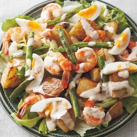 えびといんげんのおかずサラダ By重信初江さんの料理レシピ プロのレシピならレタスクラブ