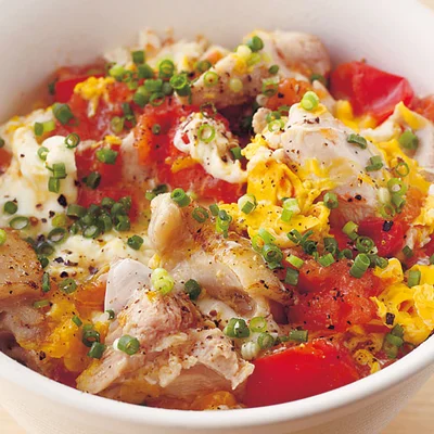 夏の親子丼