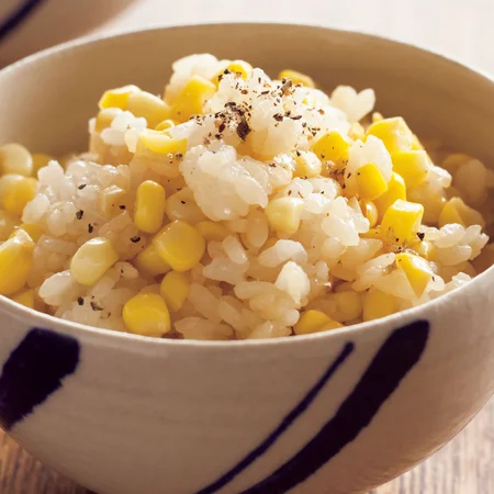 とうもろこしのバターご飯