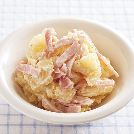 じゃがいもとハムのからしマヨあえ By秋元薫さんの料理レシピ プロのレシピならレタスクラブ