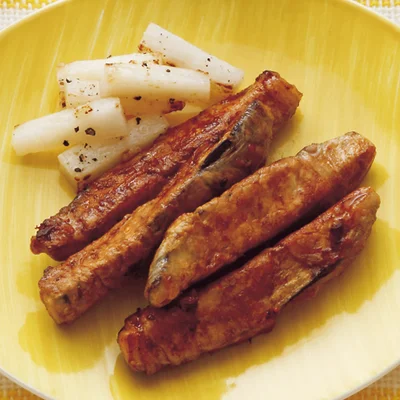 「肉巻きなすの麻婆風」の太らない献立