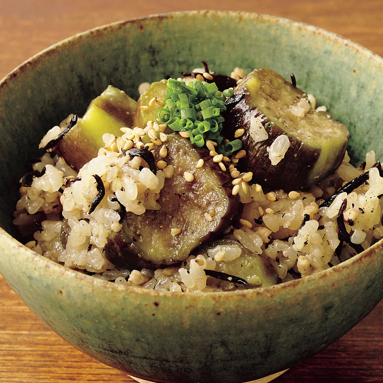 長なすの混ぜご飯