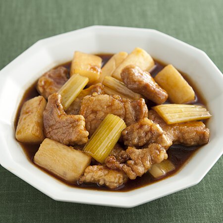 豚肉と長いもの黒酢煮 Byきじまりゅうたさんの料理レシピ プロのレシピならレタスクラブ