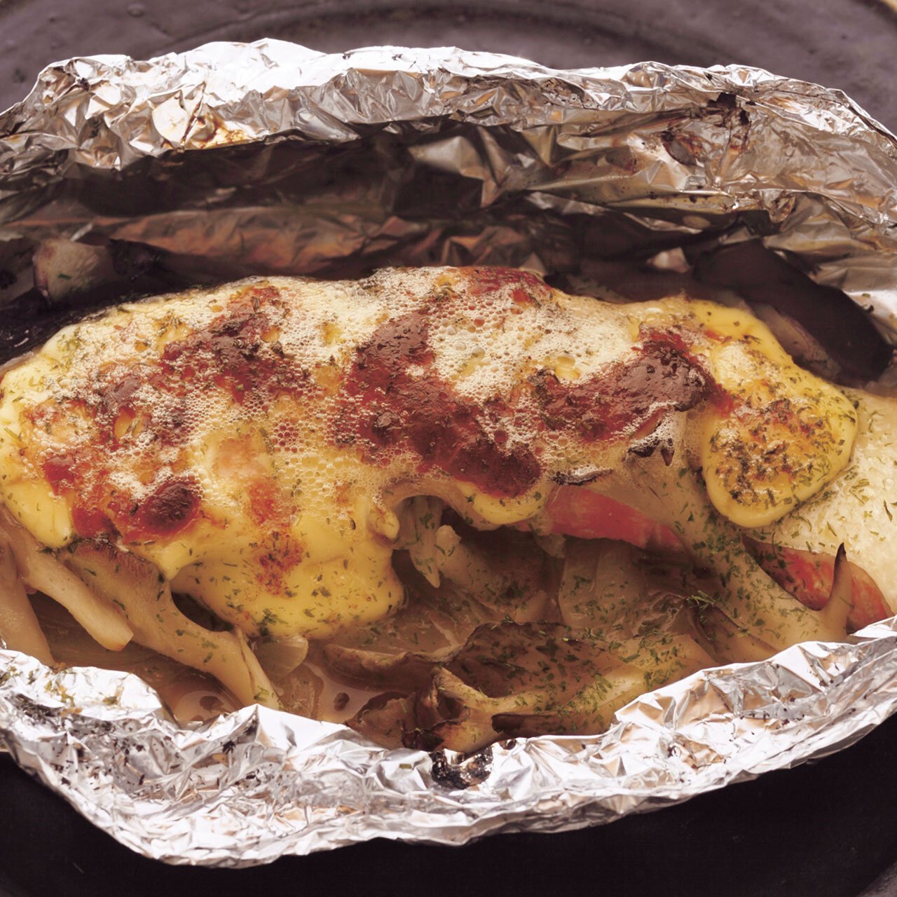 鮭のホイル焼きのレシピ プロのレシピならレタスクラブ