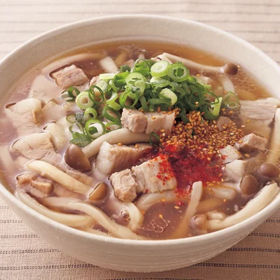 豚バラうどん