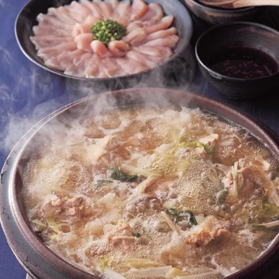 とりみぞれ鍋しゃぶしゃぶ仕立て