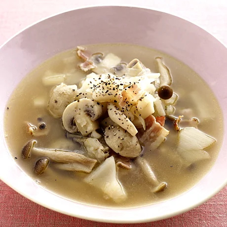 きのことれんこんのスープのレシピ 作り方 簡単 時短 レタスクラブ