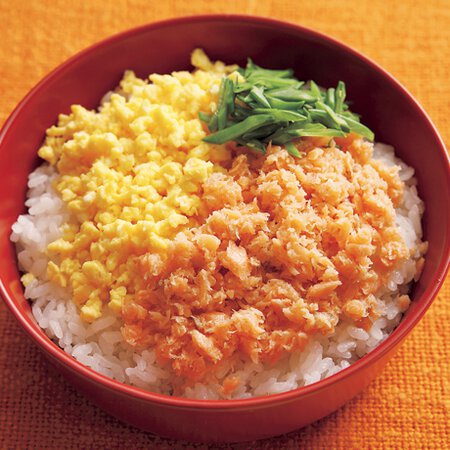塩鮭フレークの３色丼 Byきじまりゅうたさんの料理レシピ プロのレシピならレタスクラブ