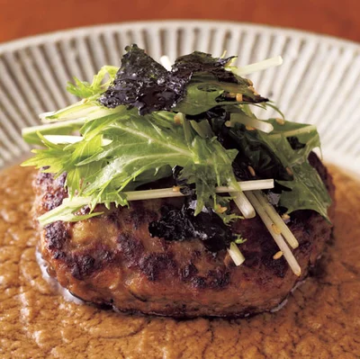 和風ハンバーグ ごまソース