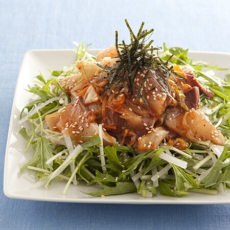 ぶりキムチのサラダ By市瀬悦子さんの料理レシピ プロのレシピならレタスクラブ
