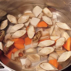 根菜は水から下ゆでする