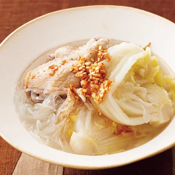 白菜と手羽の韓国煮