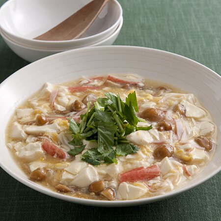 豆腐入り変わりかにたま By藤野嘉子さんの料理レシピ プロのレシピならレタスクラブ